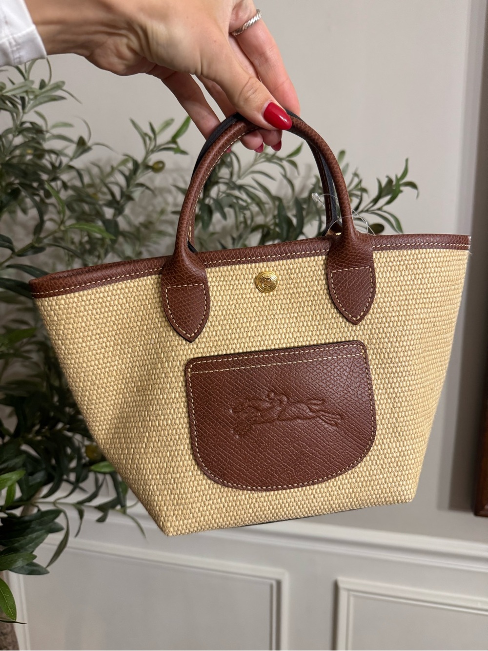 Longchamp Le Pliage Panier Top Handle Bag
